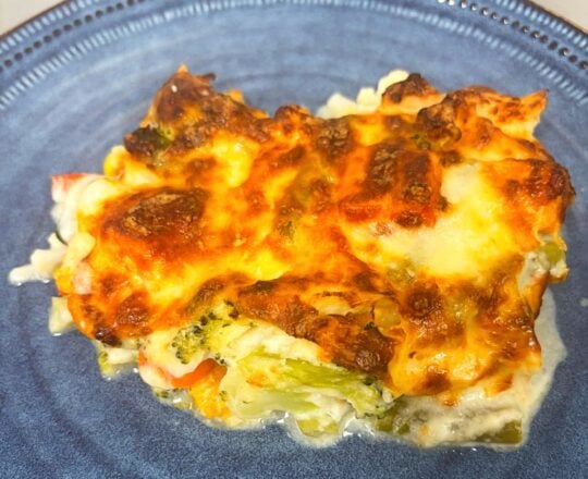 Vegetables in a Bechamel Mornay Sauce (Frozen)